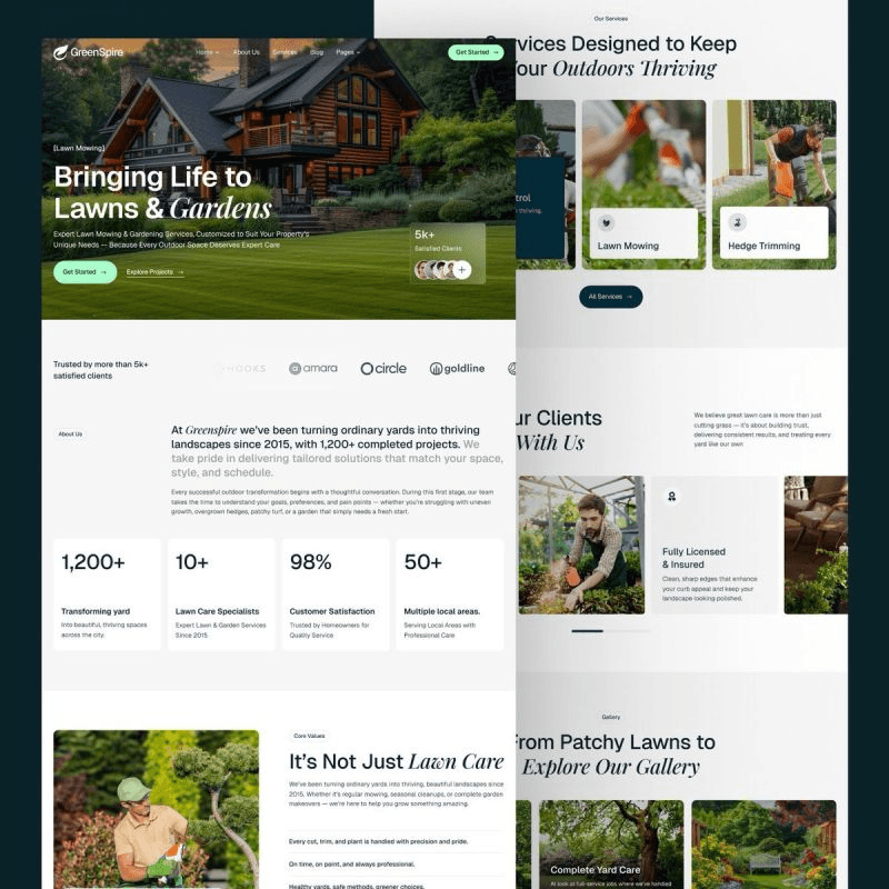 Gardens & local services